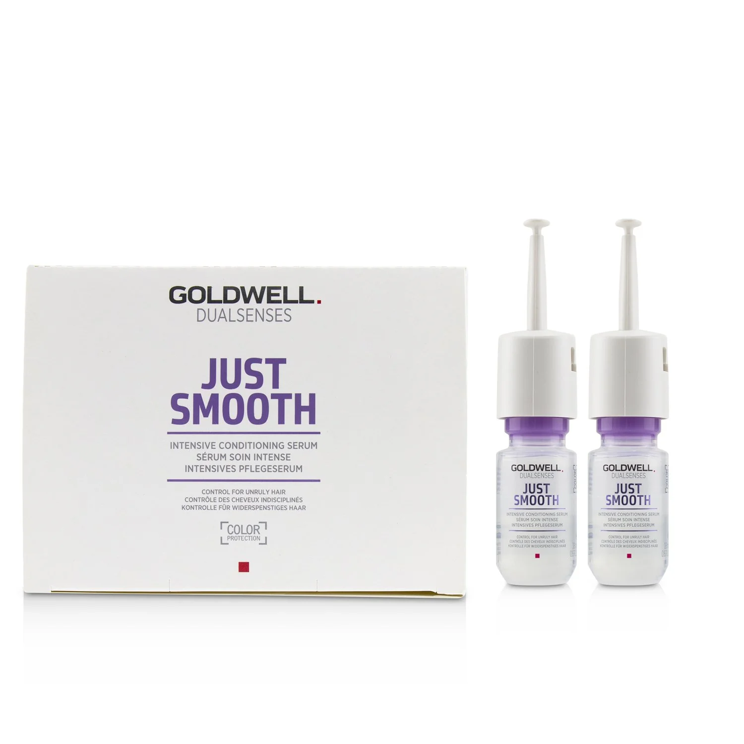 Goldwell Dual Senses Just Smooth Intensive Conditioning Serum (Control For Unruly Hair)  12x18ml/0.6oz - Olabens