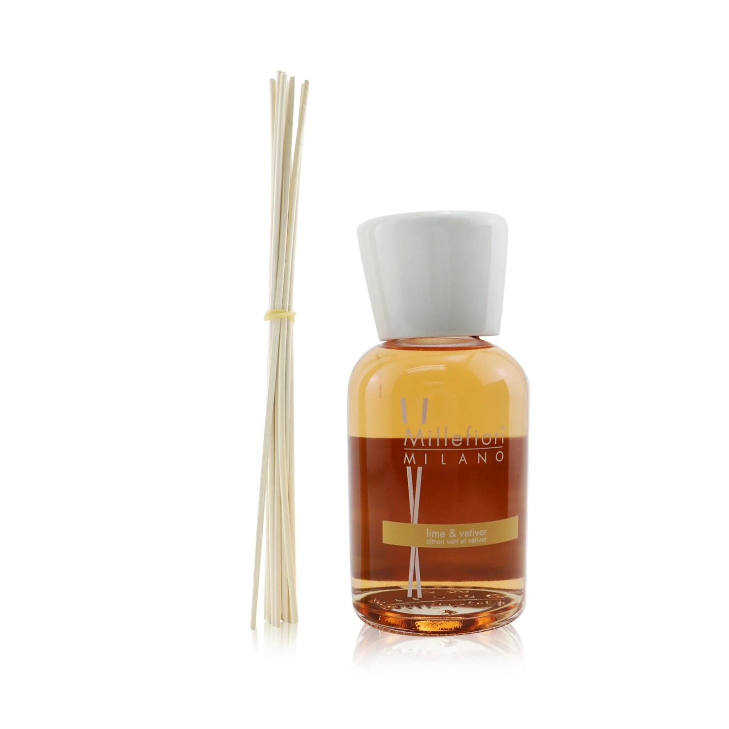 Millefiori Natural Fragrance Diffuser - Lime & Vetiver  100ml/3.38oz - Olabens