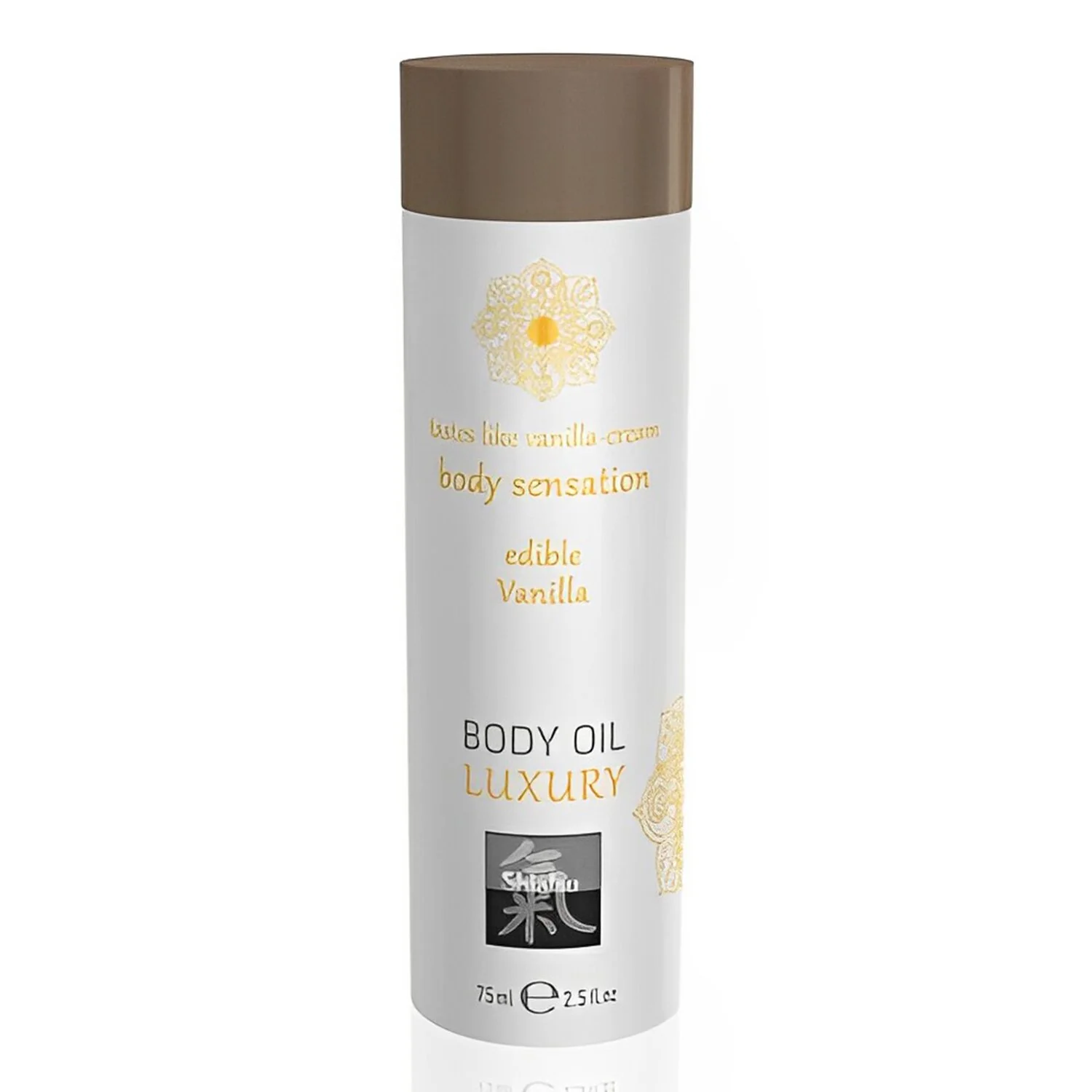 SHIATSU Luxury Body Oil Edible - Vanilla  75ml / 2.5oz - Olabens