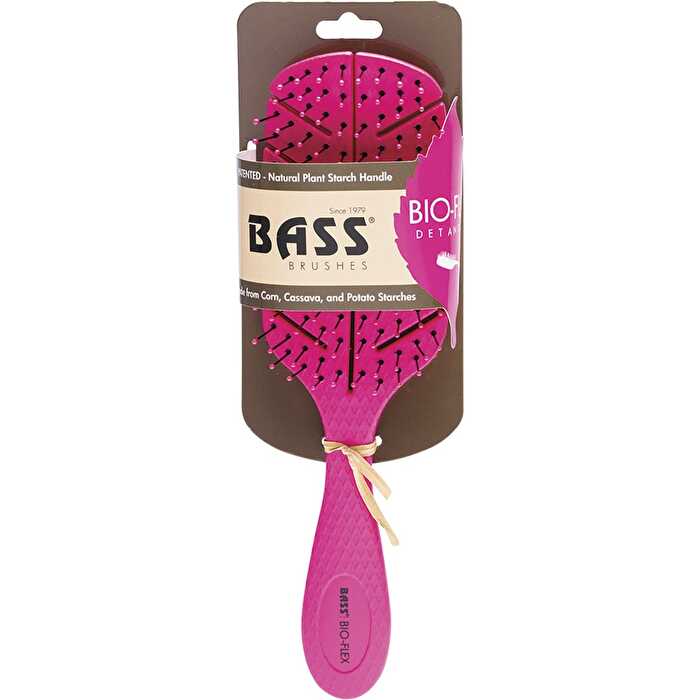 Bass Brushes Bio-Flex Detangler Hair Brush Pink - Olabens