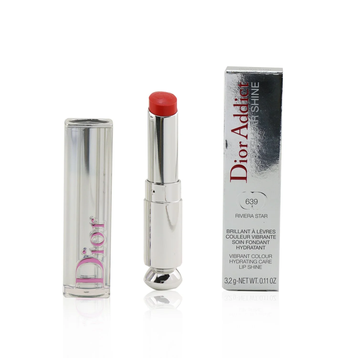 Christian Dior Dior Addict Stellar Shine Lipstick - # 859 Diorinfinity (Red)  3.2g/0.11oz - Olabens