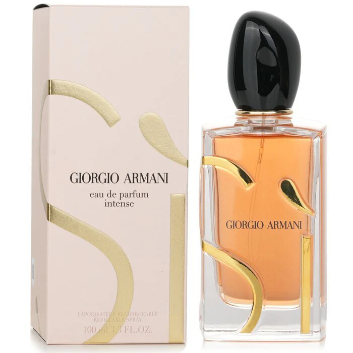 Giorgio Armani Si Eau De Parfum Intense Refillable Spray 100ml/3.3oz - Olabens