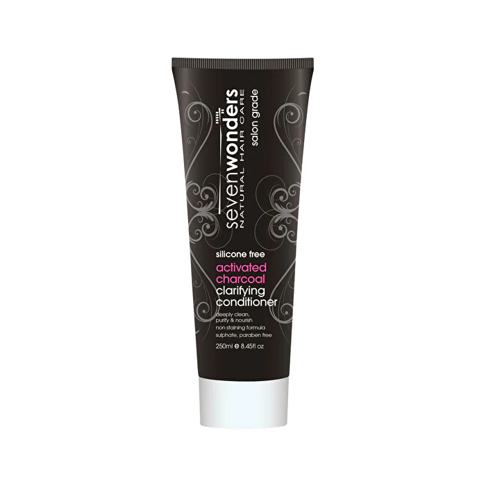 Seven Wonders Natural Hair Care Activated Charcoal Clarifying Conditioner 250ml - Olabens