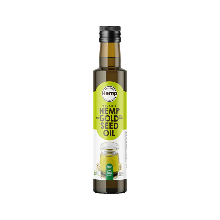 Hemp Foods Australia Organic Hemp Gold Seed Oil Contains Omega 3, 6 & 9 6x250ml - Olabens