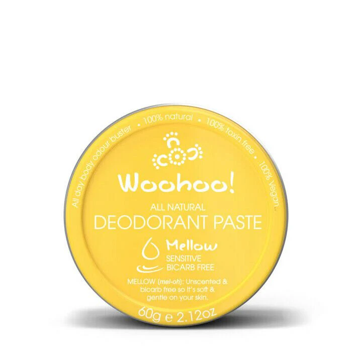 Woohoo Deodorant Paste Mellow Tin 60g - Sensitive - Olabens