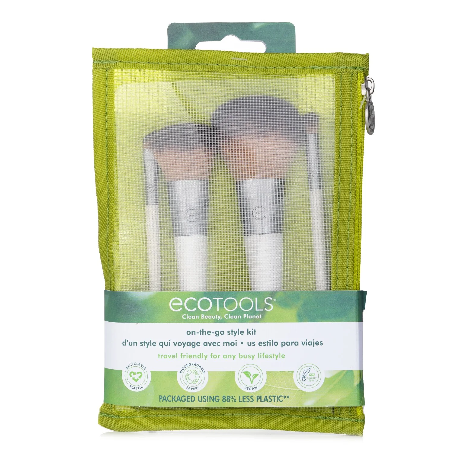 EcoTools On-The-Go Style Brush Kit  set - Olabens