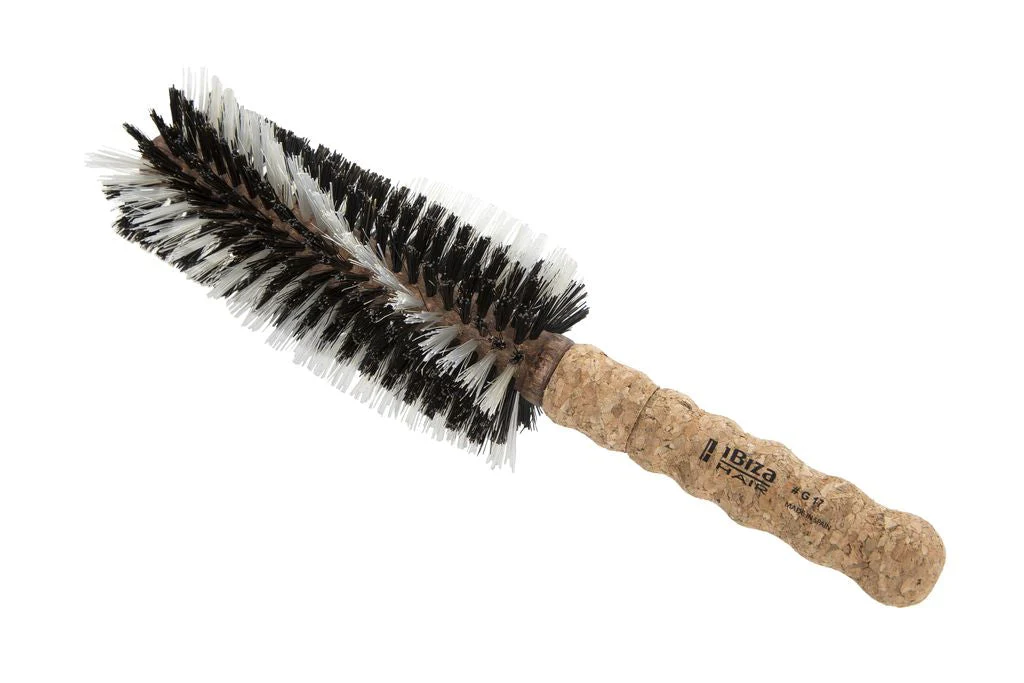 Ibiza Hair Tools Hybrid Swirled Bristle Hair Brush G17-65mm - Olabens