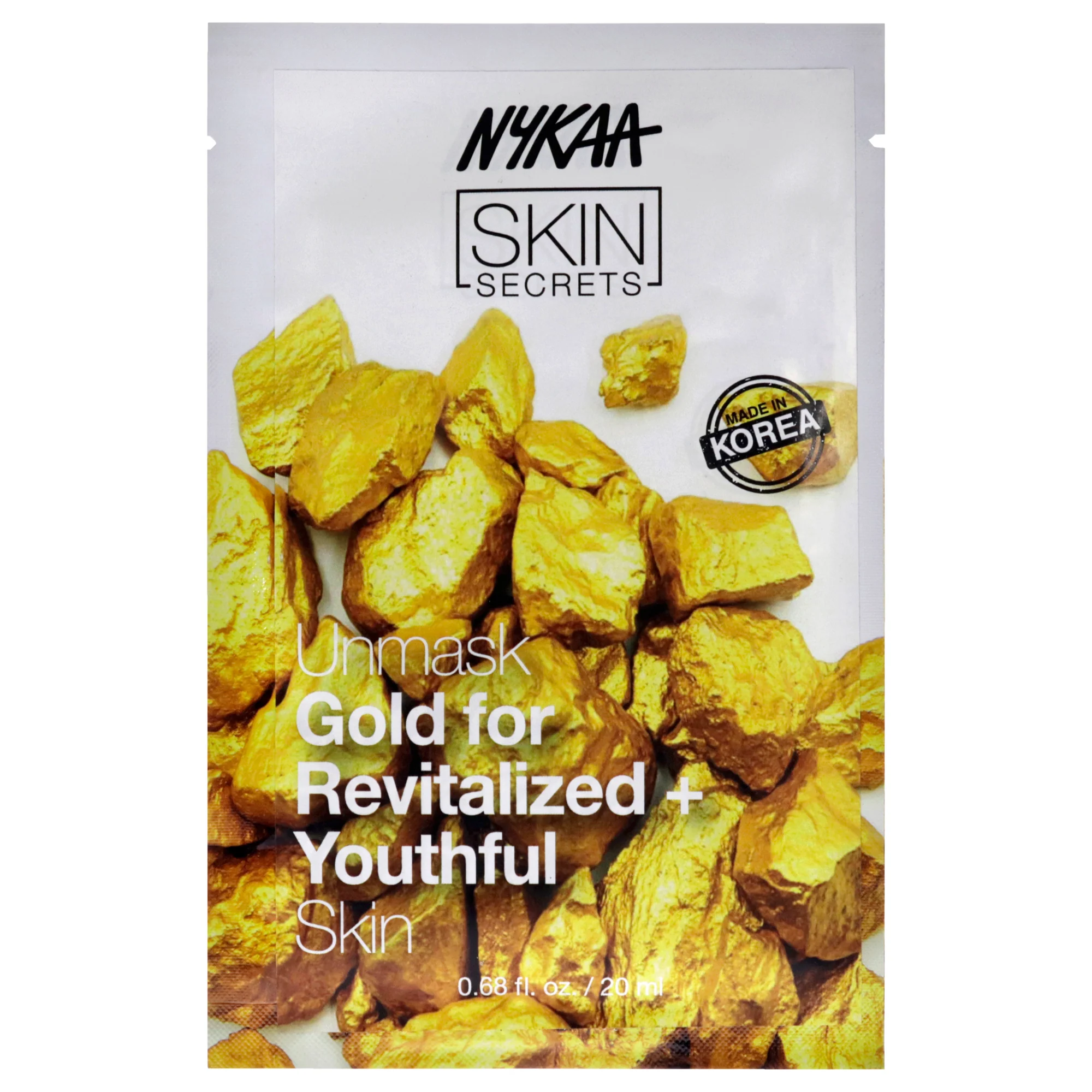 Skin Secrets Sheet Mask - Gold by Nykaa Naturals for Women - 1 Pc Mask - Olabens