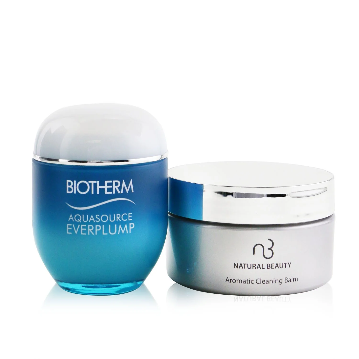 Biotherm Aquasource Everplump Plumping Smoothing Moisturizing Treatment 125ml  (Free: Natural Beauty Aromatic Cleaning Balm 125g)  2pcs - Olabens