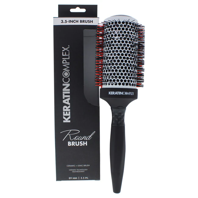 Keratin Complex Thermal Round Brush by Keratin Complex for Unisex - 3.5 Inch Hair Brush - Olabens