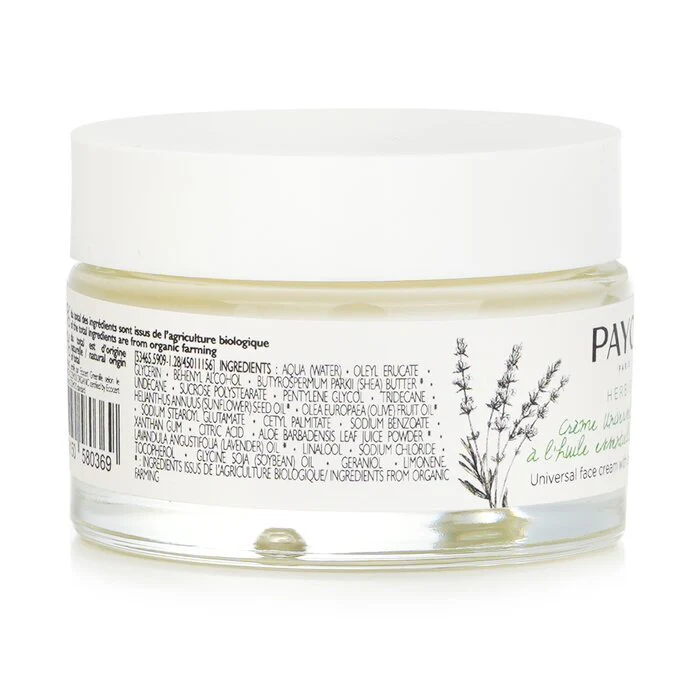 Payot Herbier Organic Universal Face Cream With Lavender Essential Oil 50ml/1.6oz - Olabens