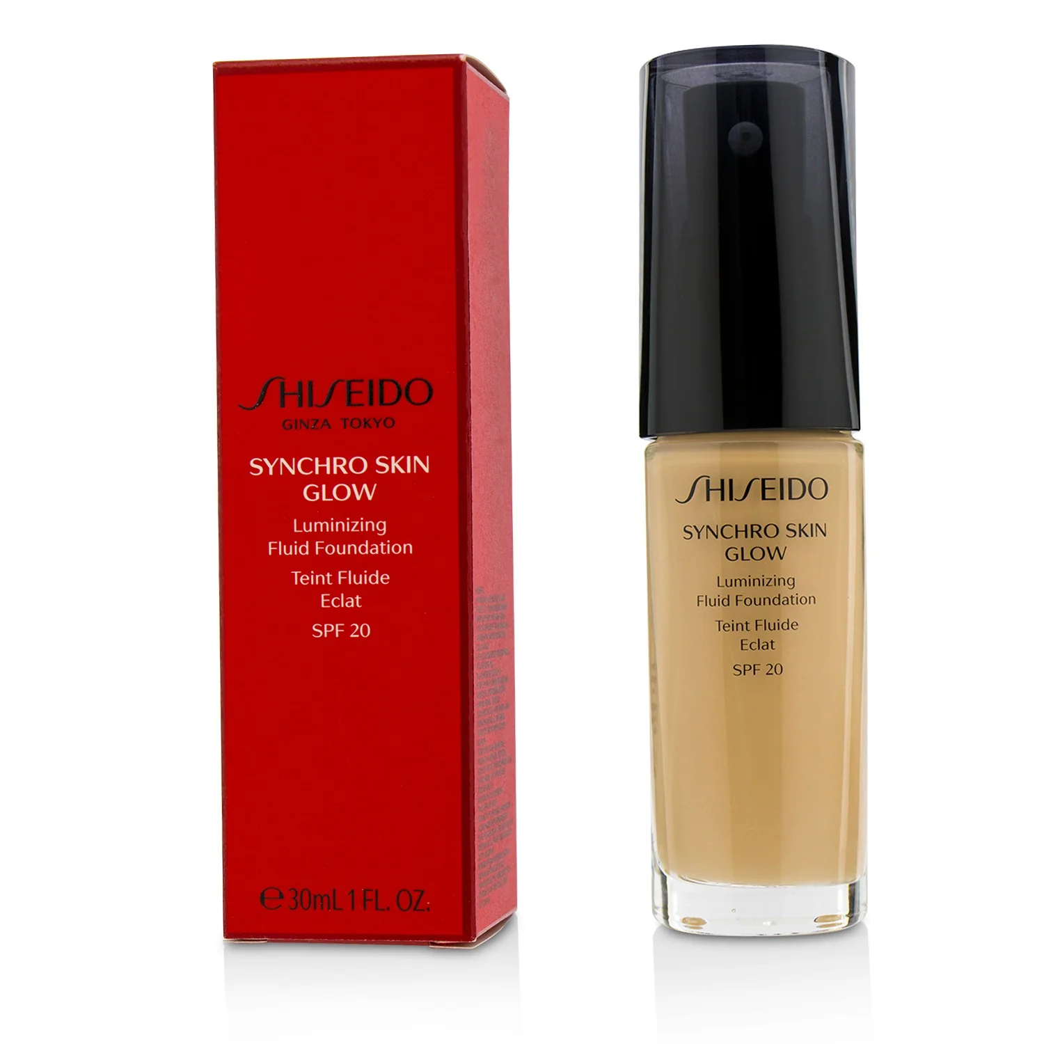 Shiseido Synchro Skin Glow Luminizing Fluid Foundation SPF 20 - # Neutral 2  30ml/1oz - Olabens