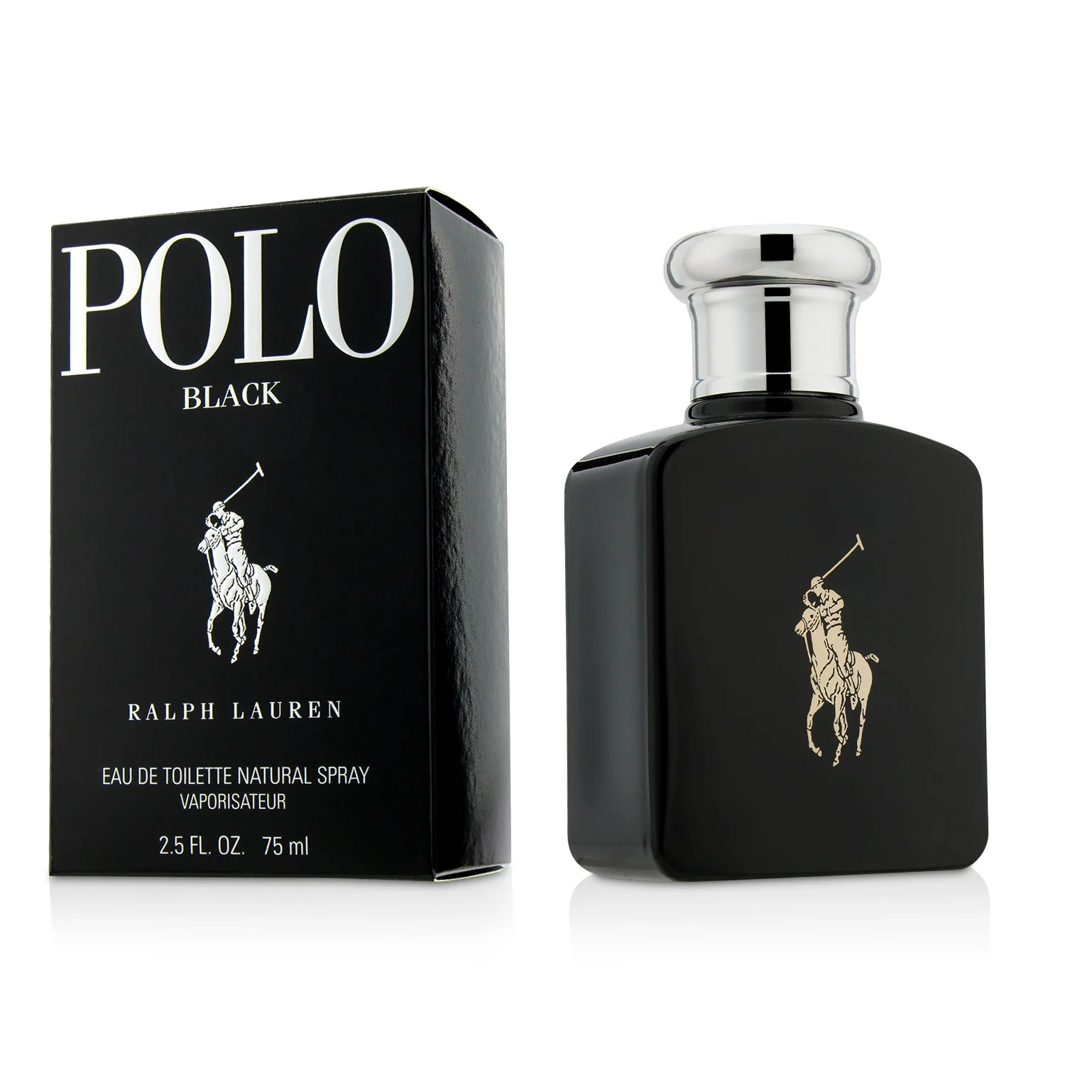 Ralph Lauren Polo Black Eau De Toilette Spray  125ml/4.2oz - Olabens
