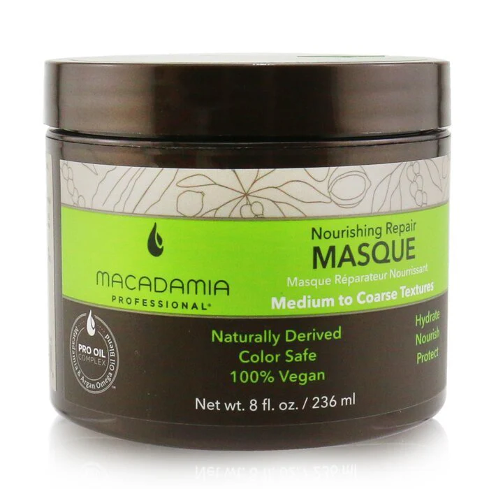 Macadamia Natural Oil Professional Nourishing Repair Masque (Medium to Coarse Textures) 236ml/8oz - Olabens