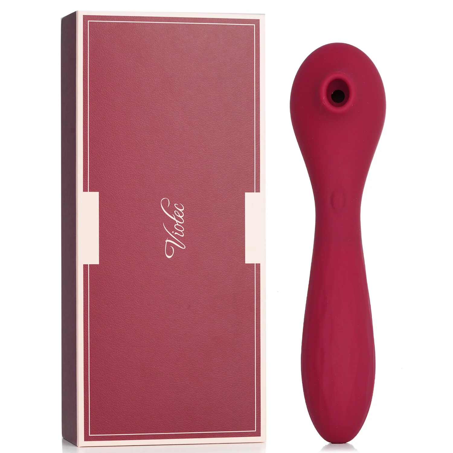 VIOTEC Luna Massager Vibrator - # Wine Red  1pc - Olabens