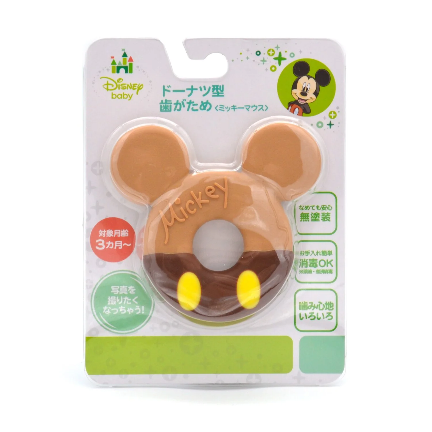 Disney baby Disney Baby Mickey Donut Teether 3m+  Fixed Size - Olabens