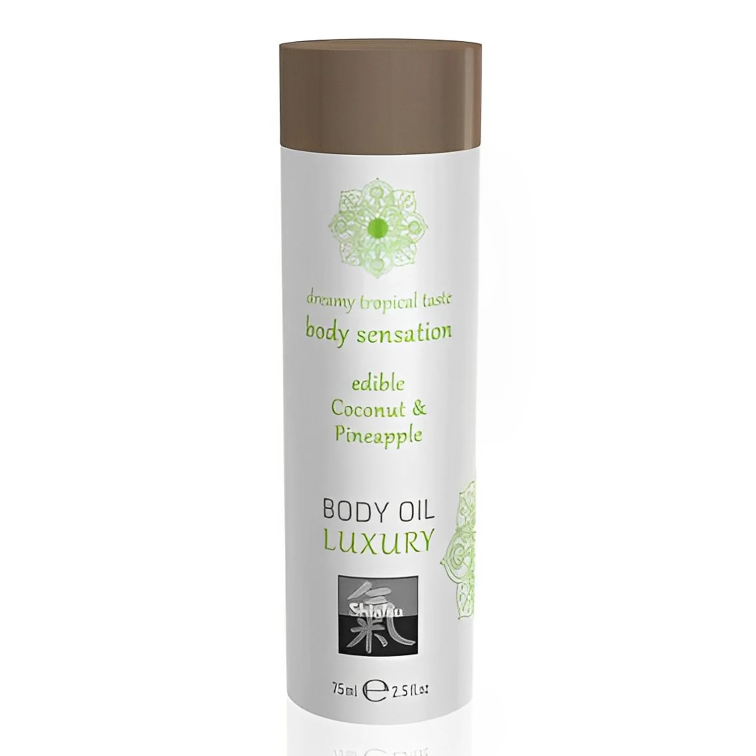SHIATSU Luxury Body Oil Edible - Coconut & Pineapple  75ml / 2.5oz - Olabens