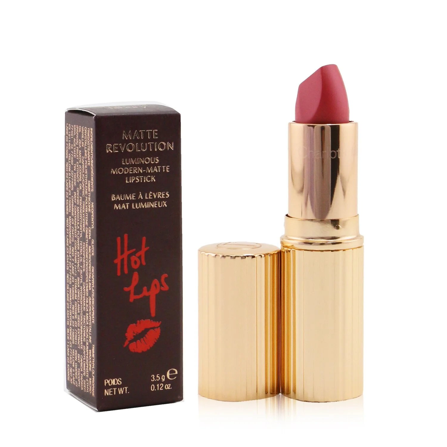 Charlotte Tilbury Hot Lips Lipstick - # Angel Alessandra  3.5g/0.12oz - Olabens