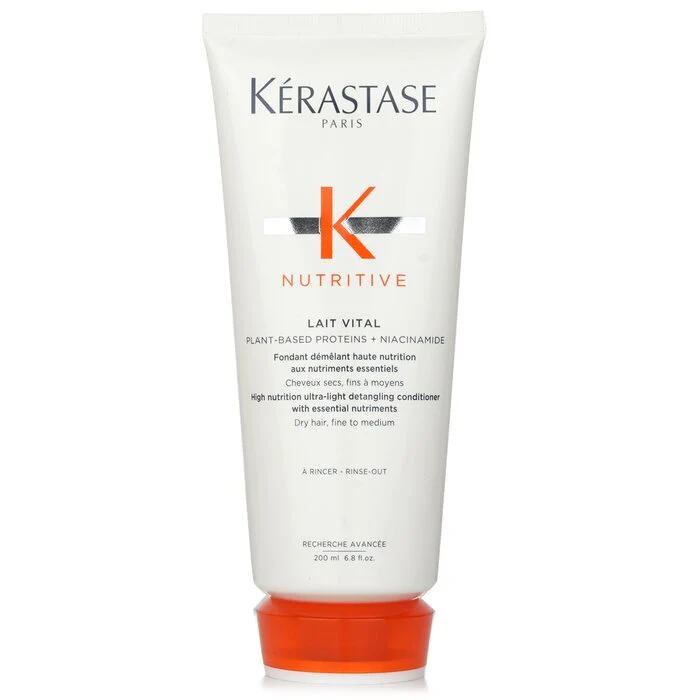 Kerastase Nutritive Lait Vital High Nutrition Ultra-Light Detangling Conditioner (Dry Hair, Fine to Medium) 200ml/6.8oz - Olabens