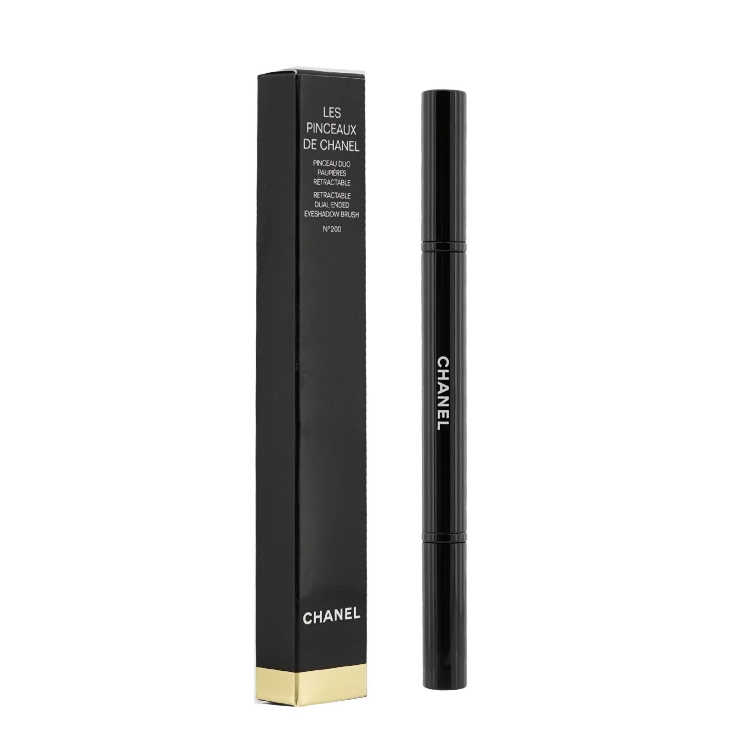 Chanel Les Pinceaux De Chanel Retractable Dual Ended Eyeshadow Brush N°200 - Olabens