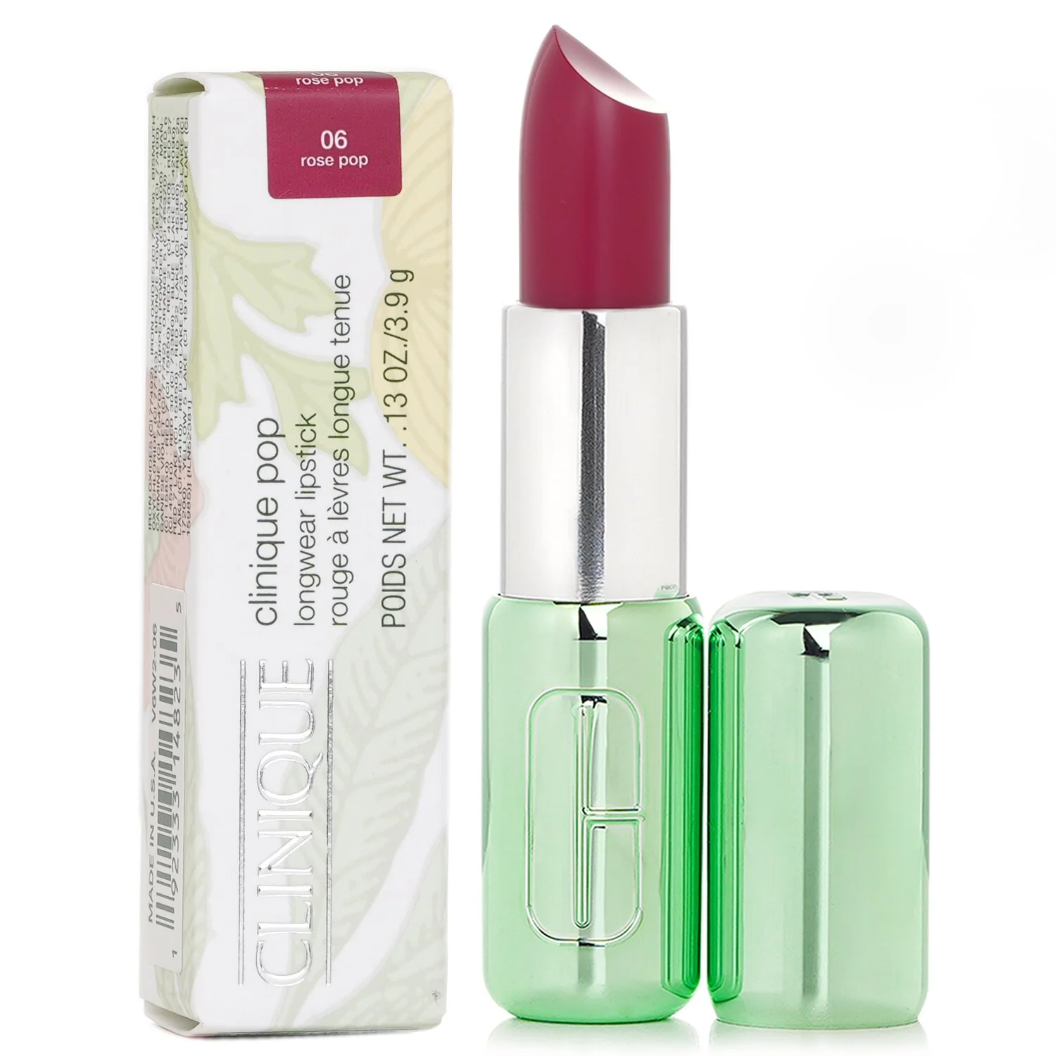 Clinique Pop Longwear Lipstick Matte - # 01 Blushing Pop  3.9g/0.13oz - Olabens