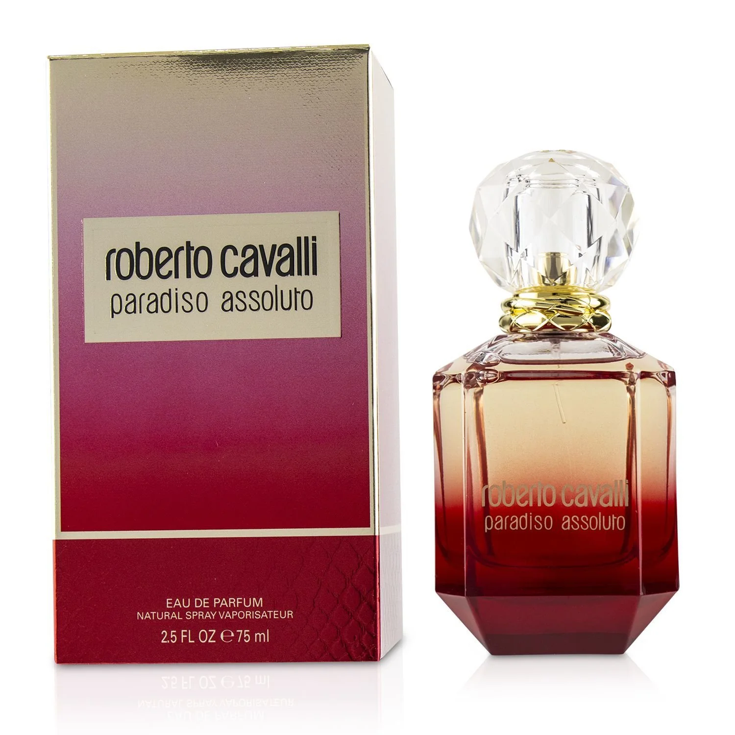 Roberto Cavalli Paradiso Assoluto Eau De Parfum Spray  75ml/2.5oz - Olabens