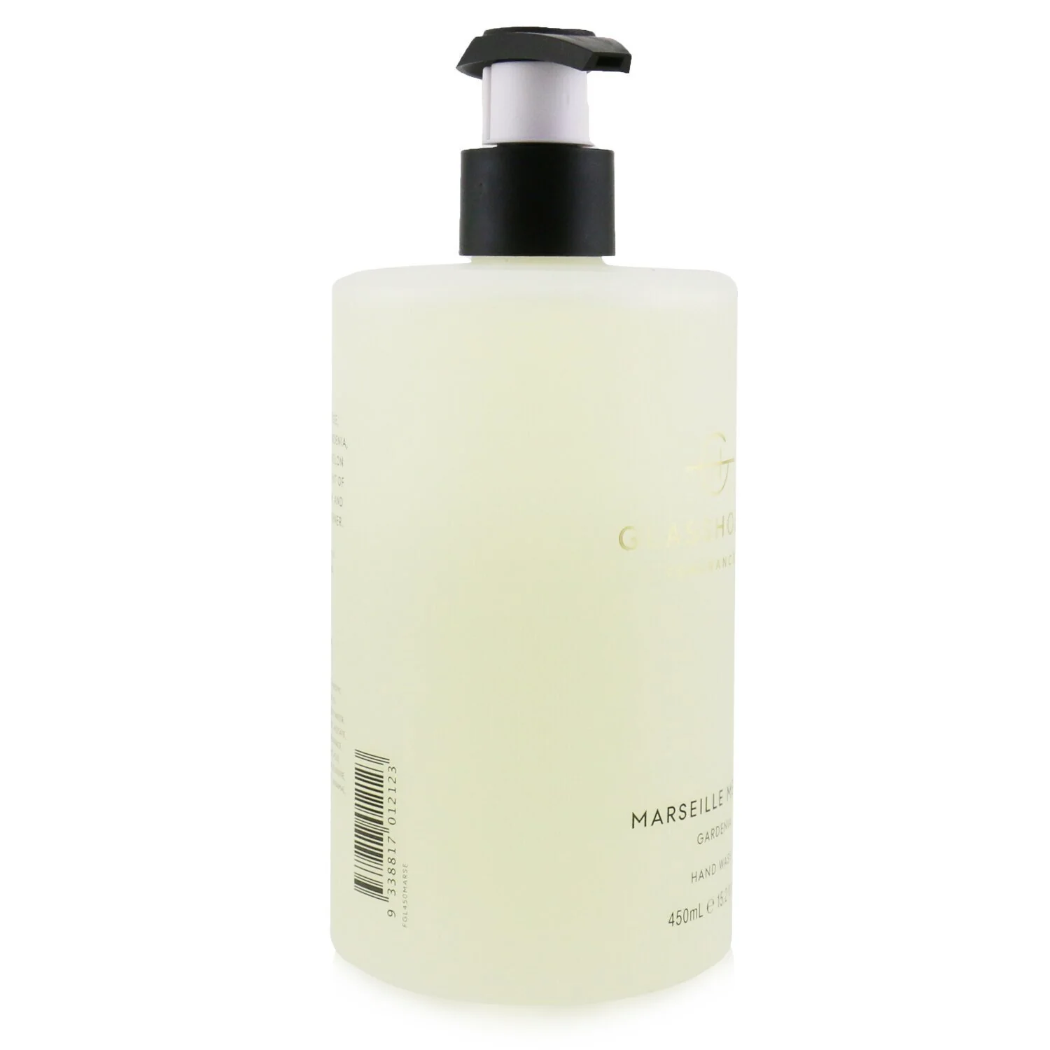 Glasshouse Hand Wash - Marseille Memoir (Gardenia)  450ml/15.2oz - Olabens