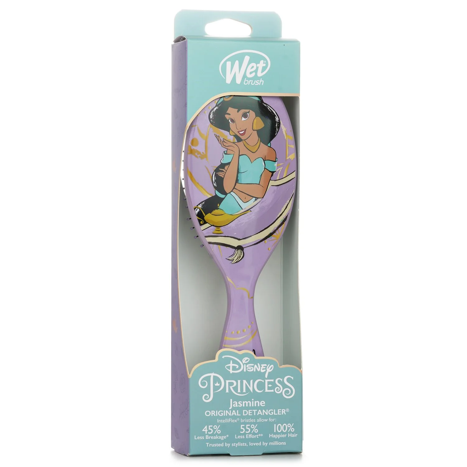 Wet Brush Original Detangler Elegant Disney Princess Jasmine Hair Brush  1pc - Olabens