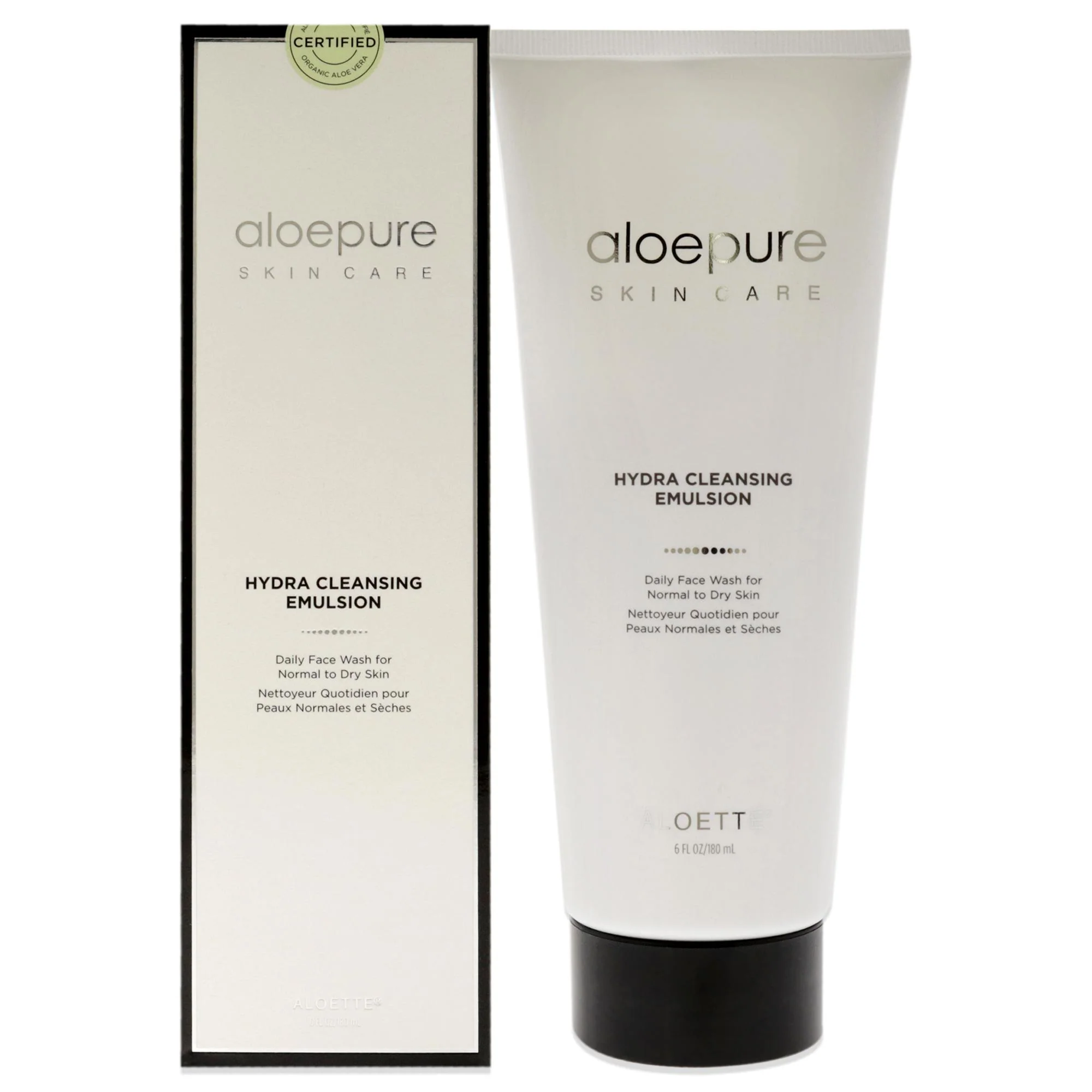 Aloepure Hydra Cleansing Emulsion - Noraml to Dry Skin by Aloette for Unisex - 6 oz Emulsion - Olabens