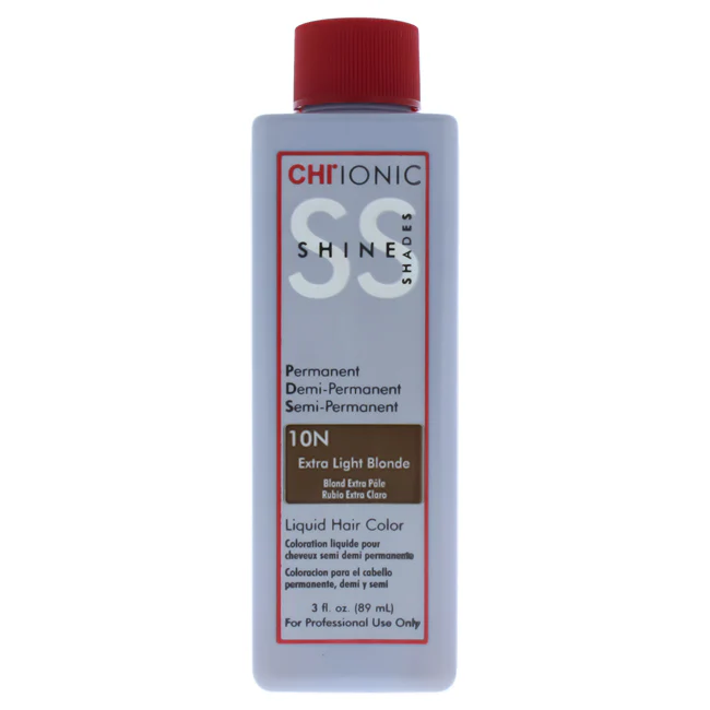 CHI Ionic Shine Shades Liquid Hair Color - 10N Extra Light Blonde by CHI for Unisex - 3 oz Hair Color - Olabens