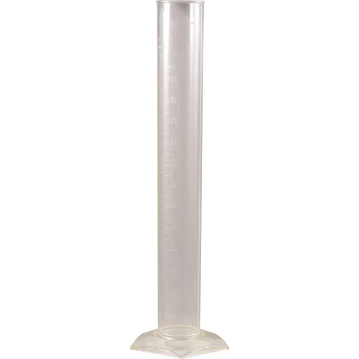 Dispensary & Clinic Items Measuring Cylinder Plastic Clear Graduated 250ml - Olabens