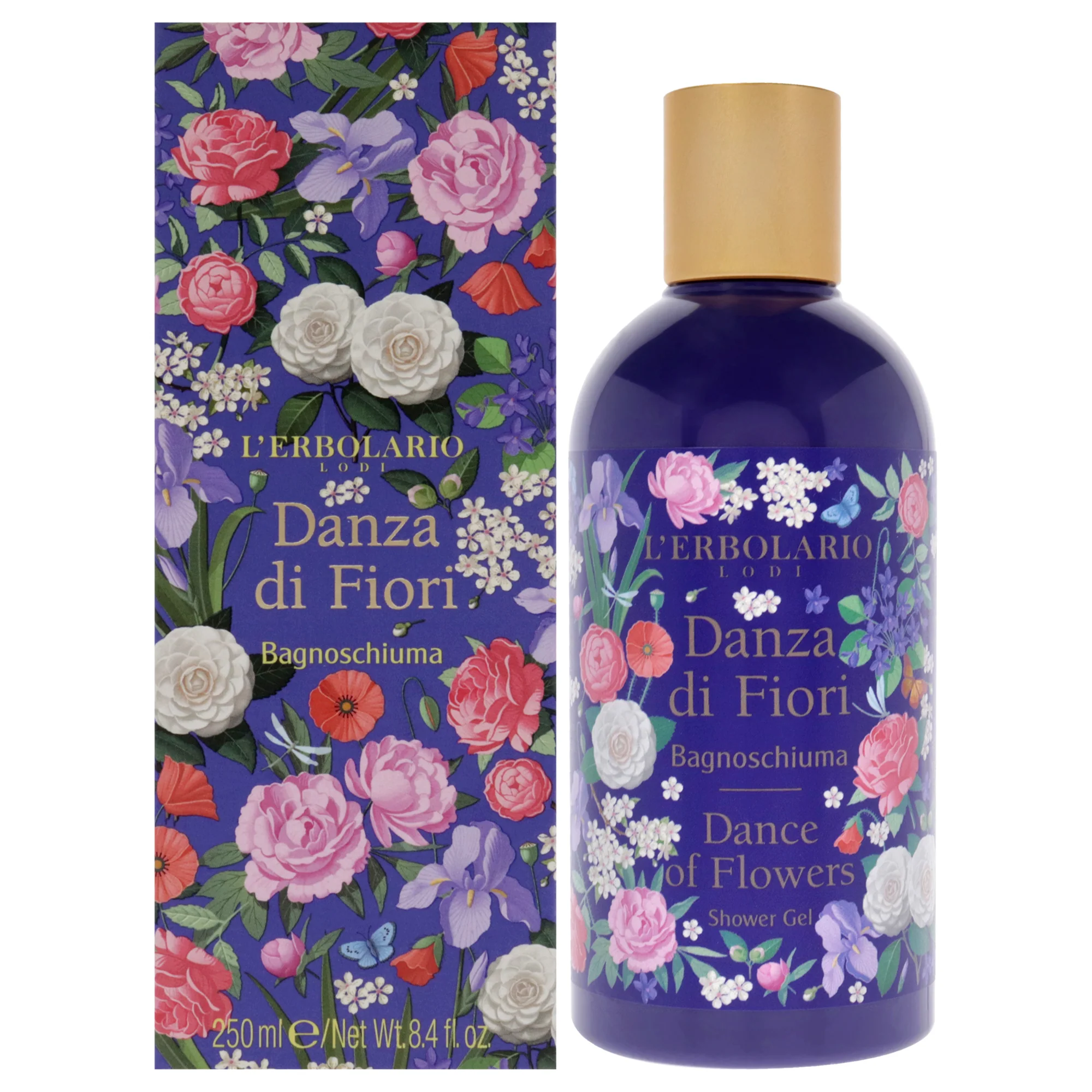 Shower Gel - Dance of Flowers by LErbolario for Women - 8.4 oz Shower Gel - Olabens