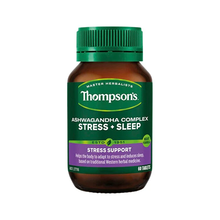 Thompsons Thompson's Ashwagandha Complex Stress + Sleep 60t - Olabens