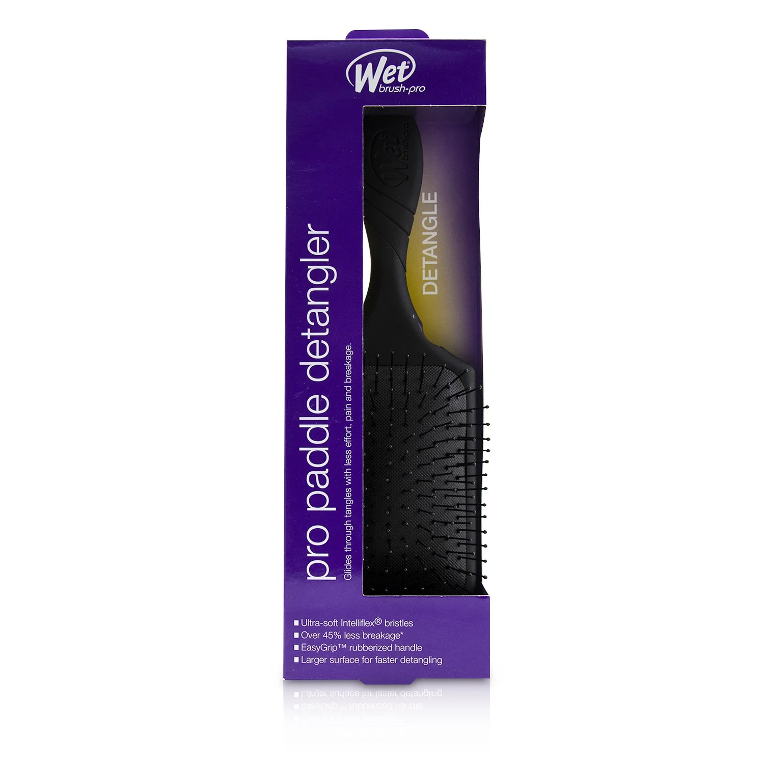 Wet Brush Pro Paddle Detangler - # Blackout  1pc - Olabens