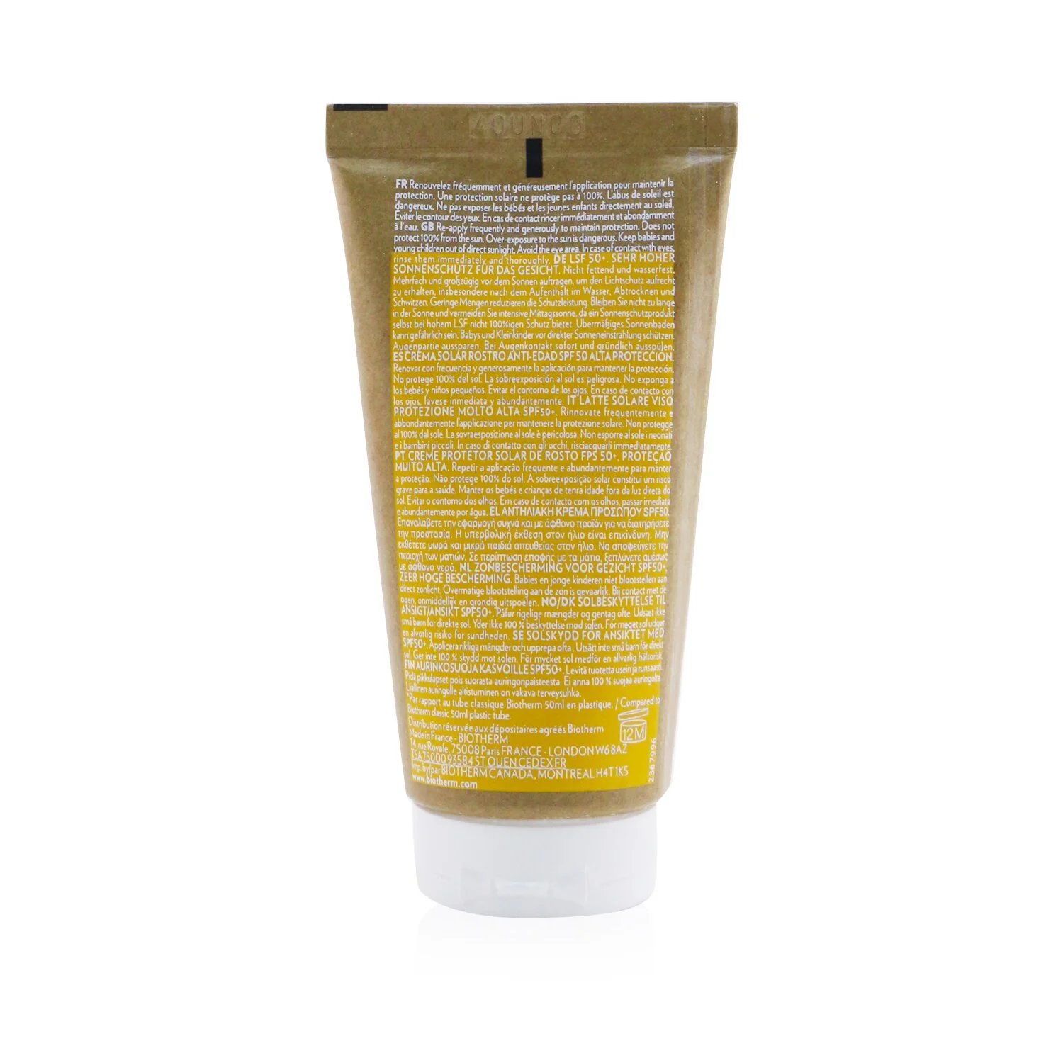 Biotherm Waterlover Face Sunscreen SPF 50  50ml/1.69oz - Olabens