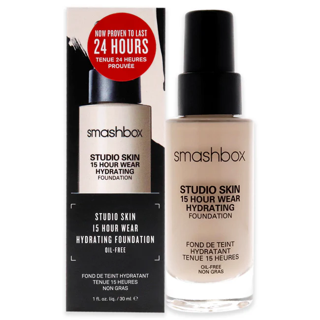 Smashbox Studio Skin 15 Hour Wear Hydrating Foundation - 0.3 Fair With Neutral Undertone by Smashbox for Women- 1 oz Foundation - Olabens