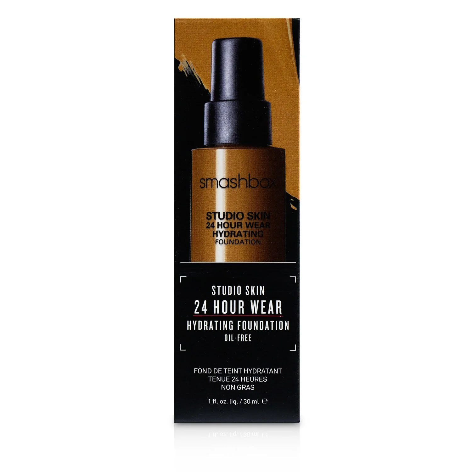 Smashbox Studio Skin 24 Hour Wear Hydrating Foundation - # 3.02 (Medium With Neutral Olive Undertone)  30ml/1oz - Olabens