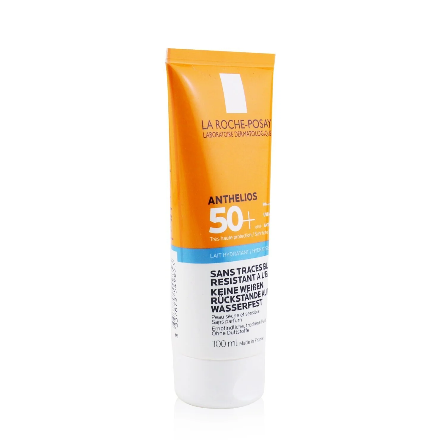 La Roche Posay Anthelios Water Resistant Hydrating Lotion SPF 50 (For Dry & Sensitive Skin, Fragrance Free) (Exp. Date 12/2022)  100ml/3.3oz - Olabens