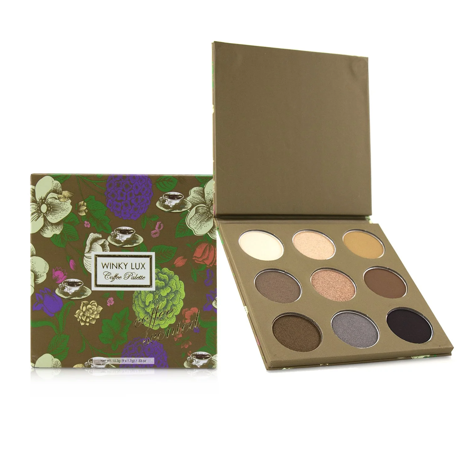 Winky Lux Eyeshadow Palette (9x Eyeshadow) - # Coffee  9x1.7g/0.058oz - Olabens