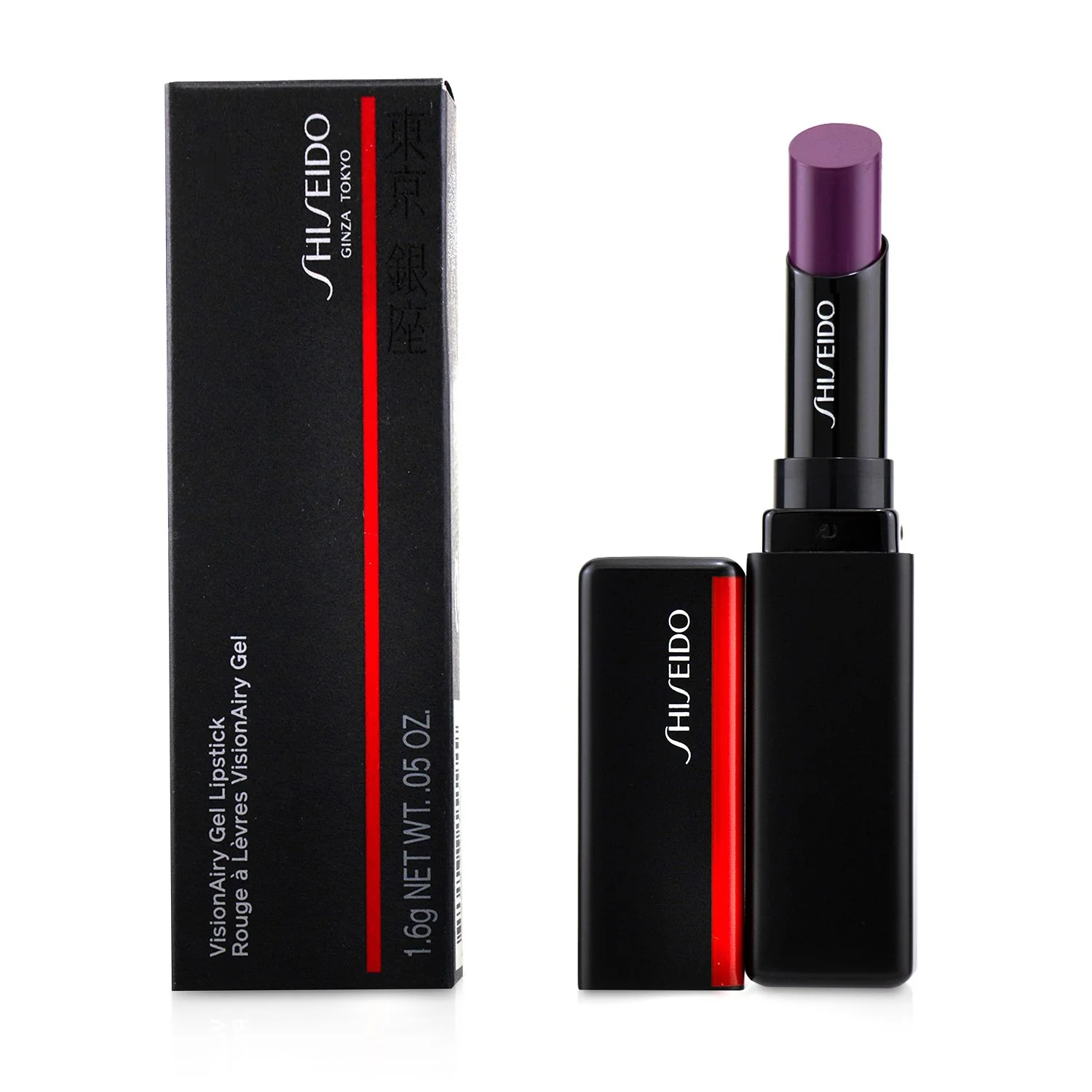 Shiseido VisionAiry Gel Lipstick - # 215 Future Shock (Vivid Purple)  1.6g/0.05oz - Olabens