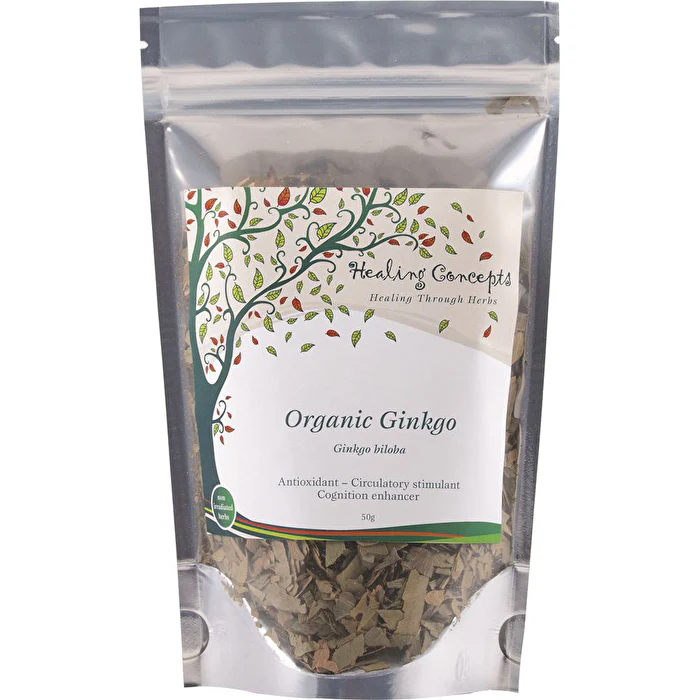 Healing Concepts Teas Healing Concepts Organic Ginkgo Tea 50g - Olabens
