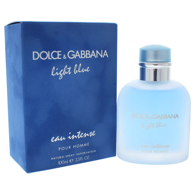 Light Blue Eau Intense by Dolce and Gabbana for Men - 3.3 oz EDP Spray - Olabens