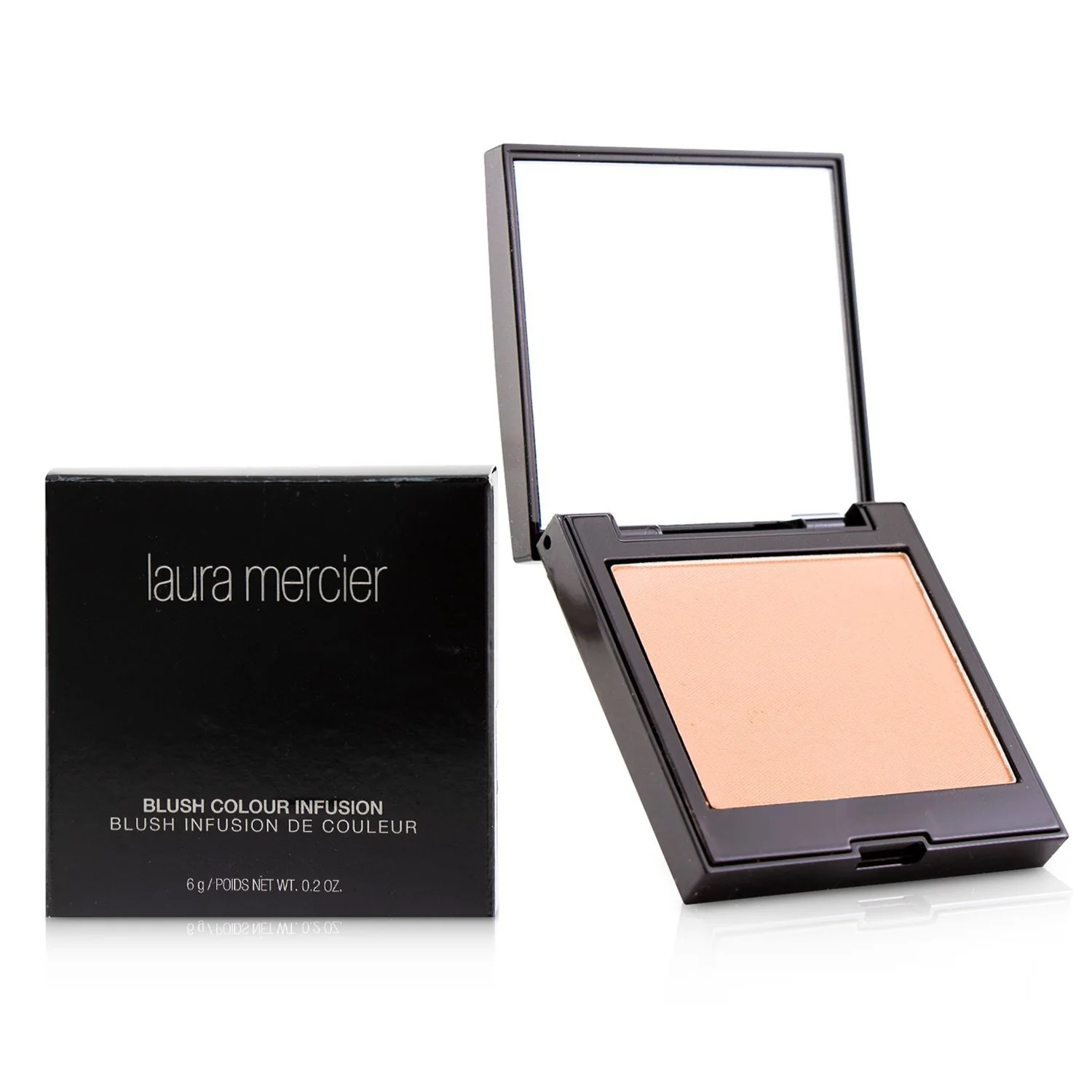 Laura Mercier Blush Colour Infusion - # Strawberry (Matte Bright Pink) (Unboxed)  6g/0.02oz - Olabens