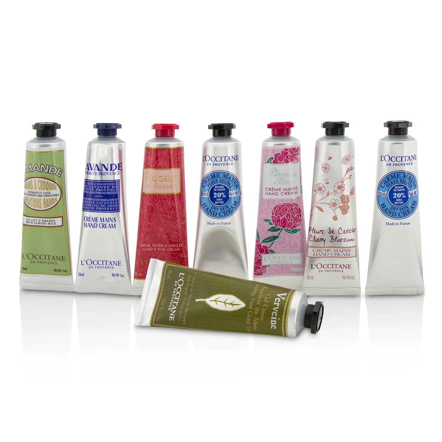 L'Occitane Fantastic 8 Hand Creams Set  8x30ml/1oz - Olabens