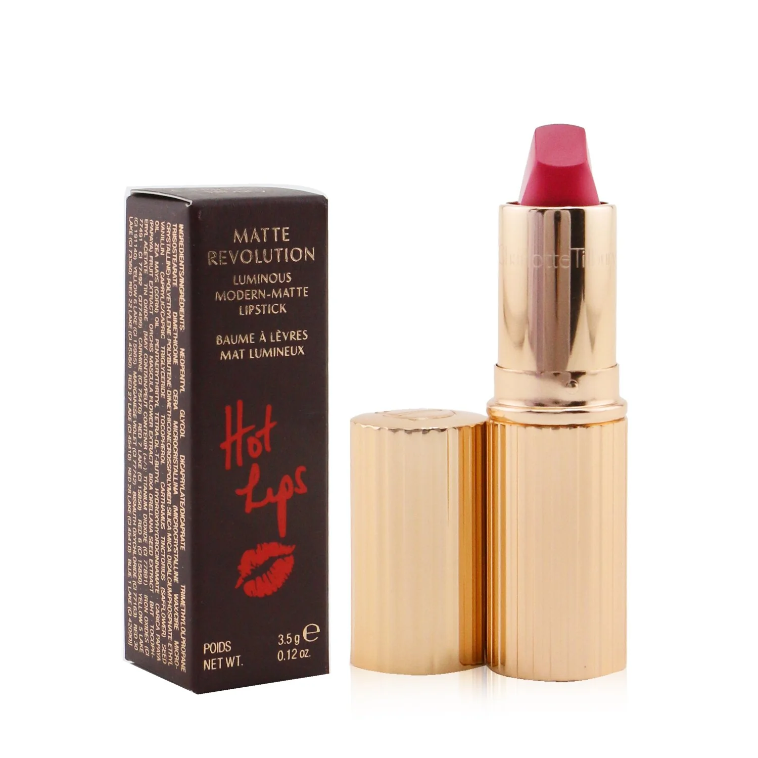 Charlotte Tilbury Hot Lips Lipstick - # Angel Alessandra  3.5g/0.12oz - Olabens