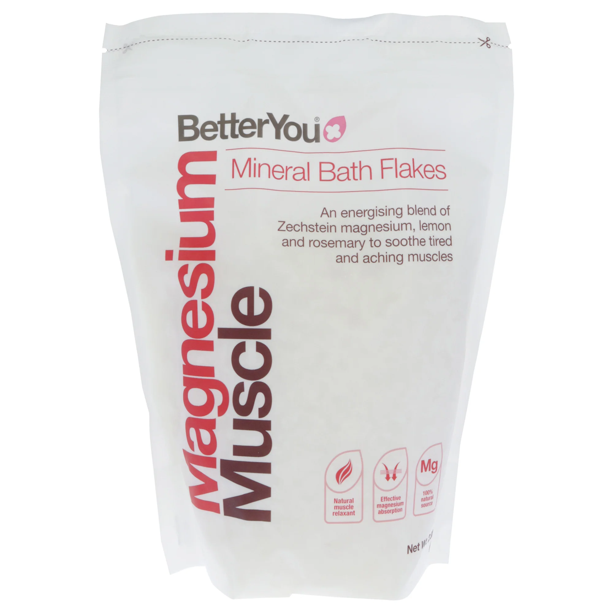 Magnesium Muscle by BetterYou for Unisex - 35.2 oz Bath Salt - Olabens