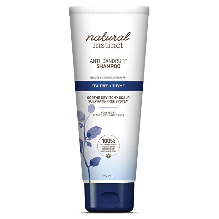 Natural Instinct Anti-Dandruff (Tea Tree + Thyme) Shampoo 250ml - Olabens