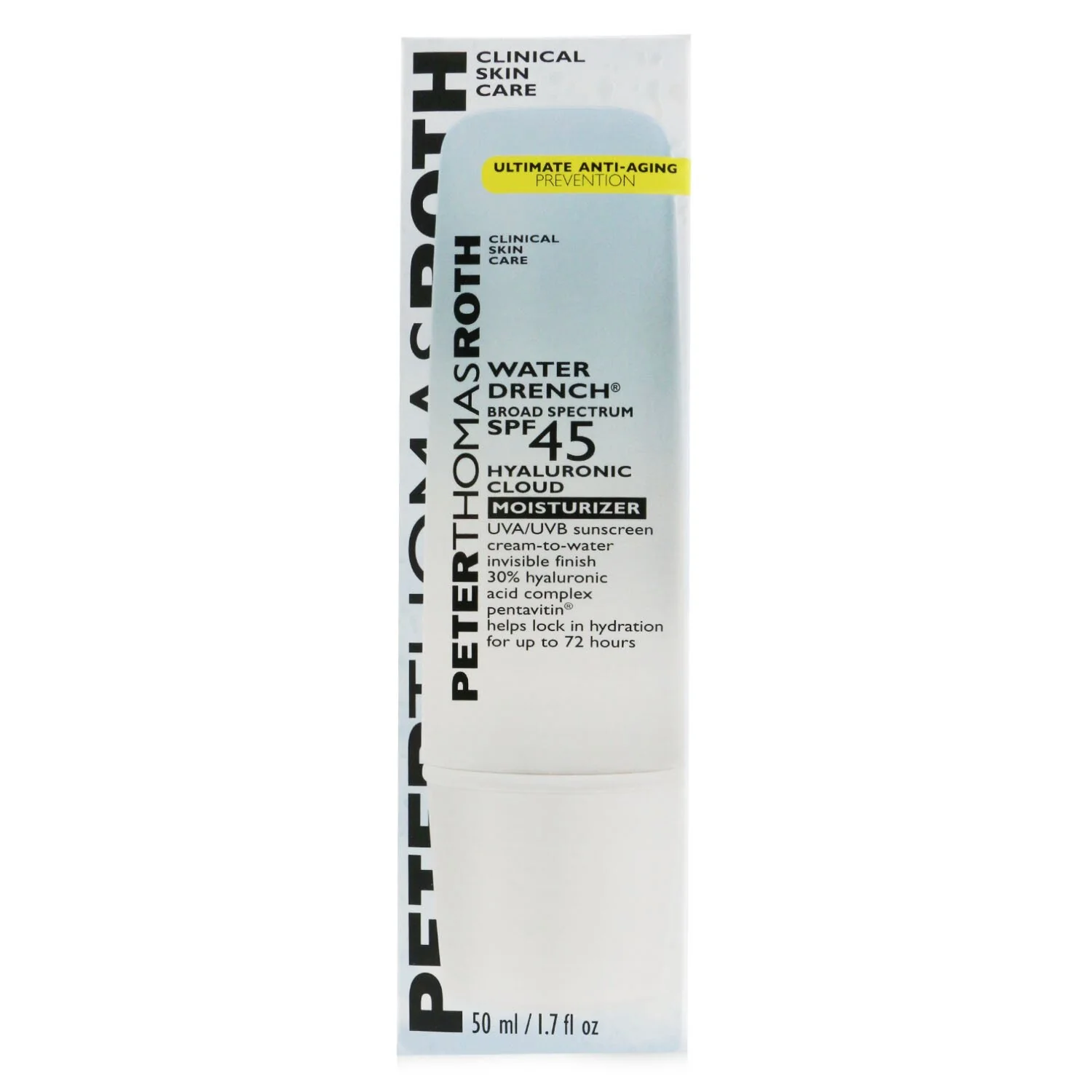 Peter Thomas Roth Water Drench Hyaluronic Cloud Moisturizer SPF 45 UVA/UVB Sunscreen  50ml/1.7oz - Olabens