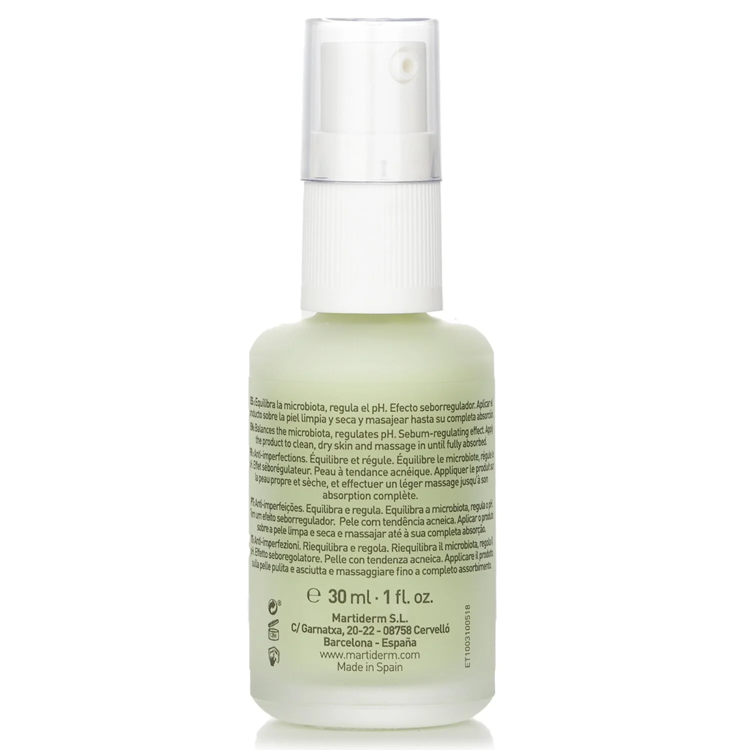 Martiderm Acniover Serum (For Acne-Prone Skin)  30ml/1oz - Olabens