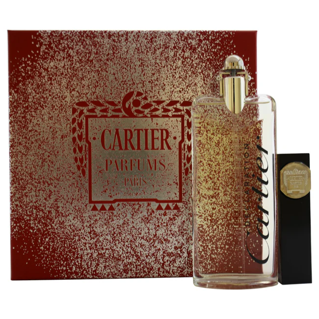 Cartier Declaration by Cartier for Men - 2 Pc Gift Set 3.3oz EDT Spray, 0.5oz EDT Spray Mini - Olabens